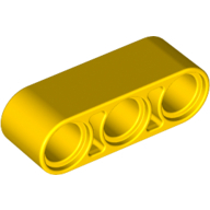 Lego rameno 1x3, žlutá (4153707)